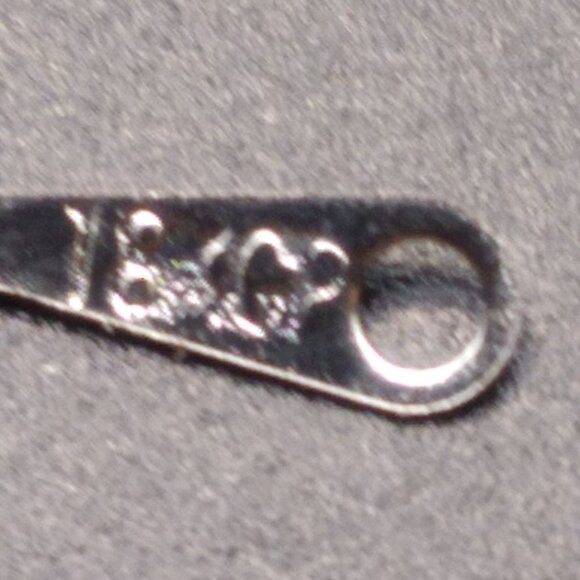 Vintage 18k GP Tahitian Black Pearl Pendant & 18k GP Necklace - Picture 5 of 7